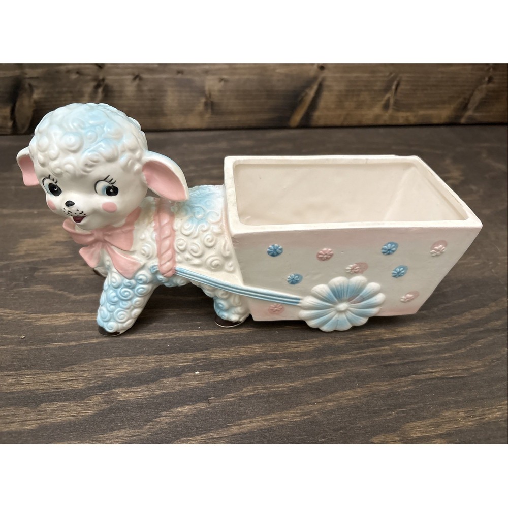 Vintage Relpo Lamb & Cart Samson Imports Rely Japan